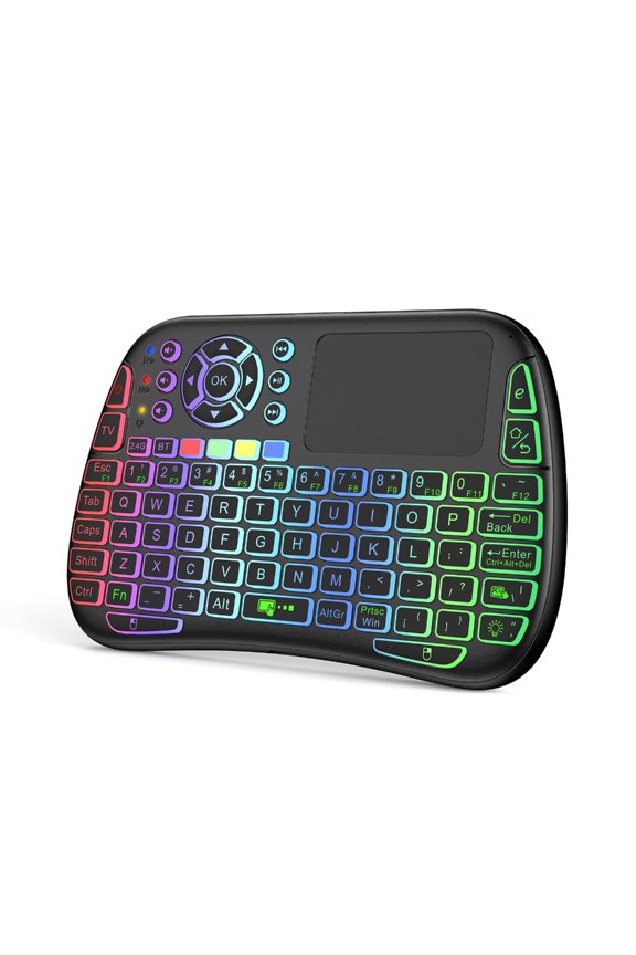 Backlit 2.4GHz Mini Keyboard Remote Control with Touchpad Mouse Combo