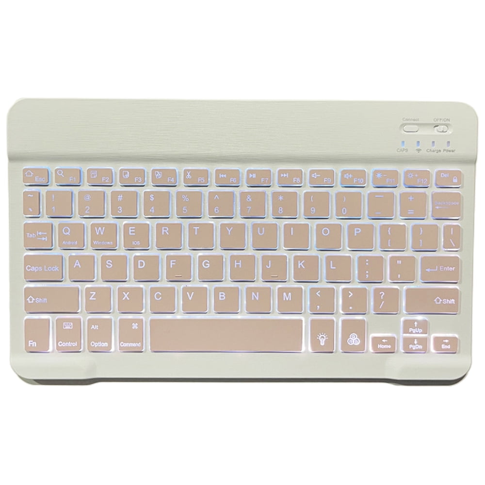 Backlit Bluetooth Keyboard Portable Wireless Keyboard Cordless ...