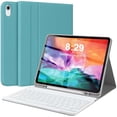 thumbnail image 1 of Backlit Detachable Keyboard Case for iPad Pro 12.9" 1/2 Gen, Pencil Slot Leather Folio, 1 of 7