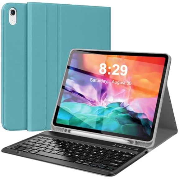 Backlit Detachable Keyboard Case for iPad Pro 12.9" 1/2 Gen, Pencil Slot Leather Folio