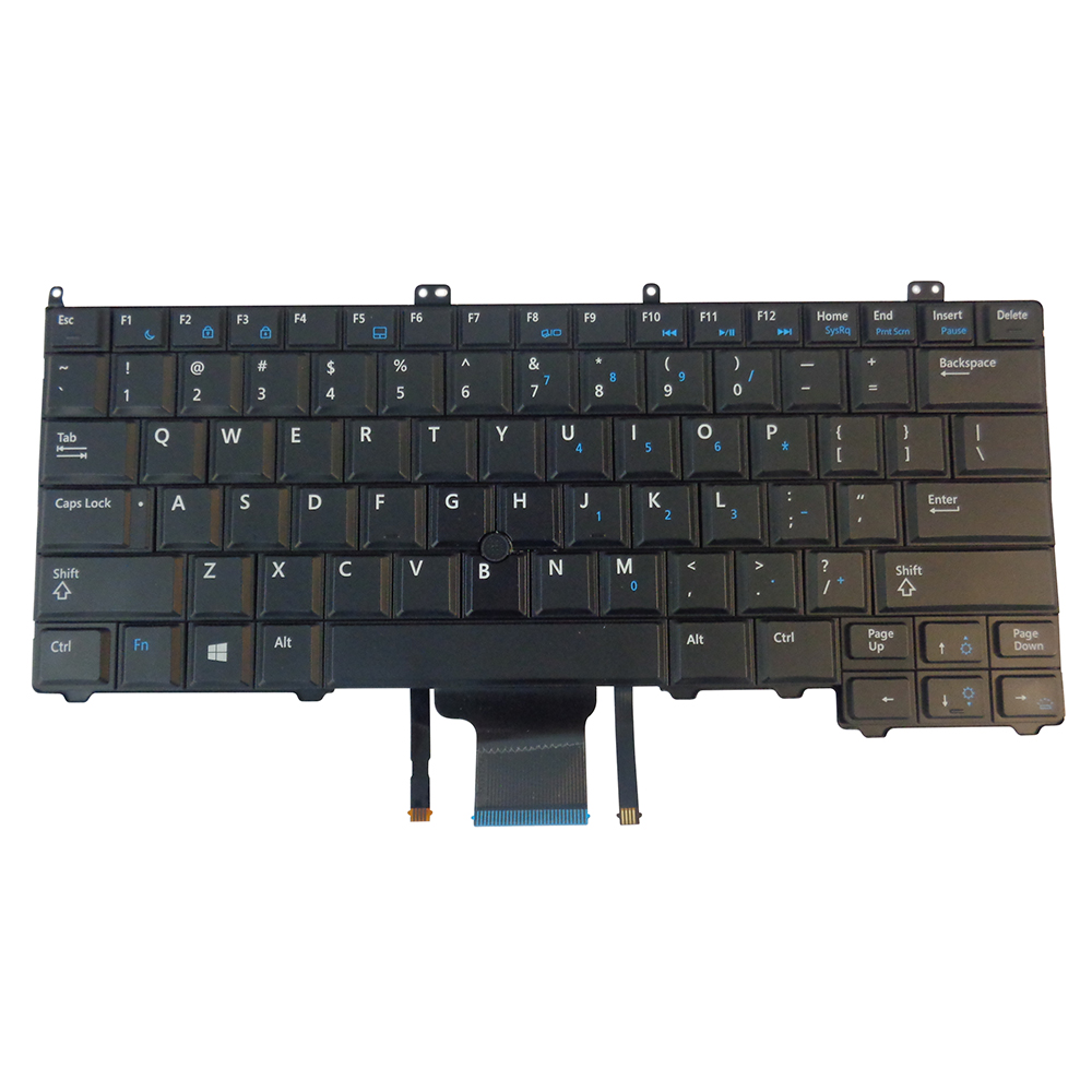 Backlit Keyboard w/ Pointer for Dell Latitude E7440 - Replaces 8PP00 - image 1 of 1