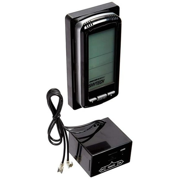 Backlit LCD Touch Screen Fireplace Remote Control with Timer & Thermostat