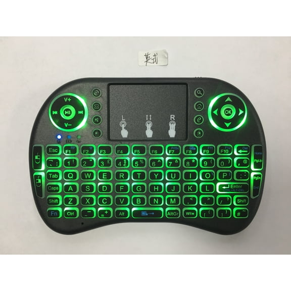 Backlit Mini Wireless Keyboard Spanish French Azerty Russian Portuguese Brazil Language Air Mouse With Touchpad N RGB PC TV Box