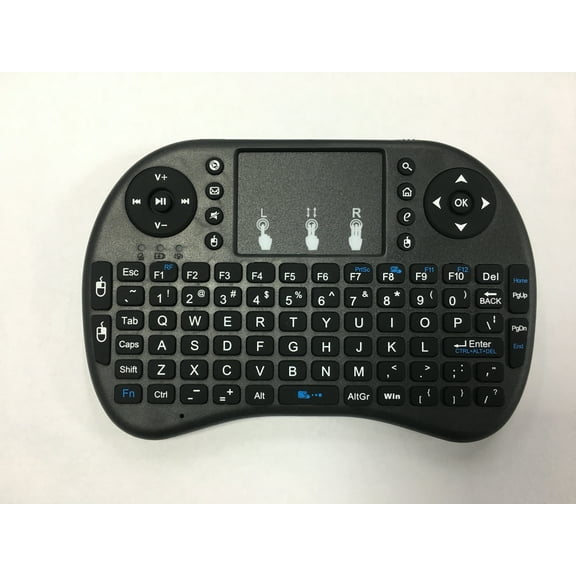 Backlit Mini Wireless Keyboard Spanish French Azerty Russian Portuguese Brazil Language Air Mouse With Touchpad N RGB PC TV Box