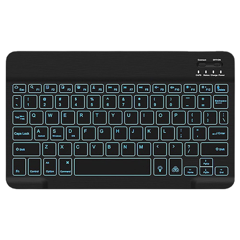 Backlit MultiDevice Bluetooth Keyboard for Tablet Phone Computer