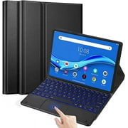 Backlit Touchpad Keyboard Case for Lenovo Tab P11 Pro Gen 2 / Lenovo Pad Pro 2022 11.2 inch, Leather Stand Case Cover with Wireless Keyboard for Tab P11 Pro 2nd Generation TB132FU