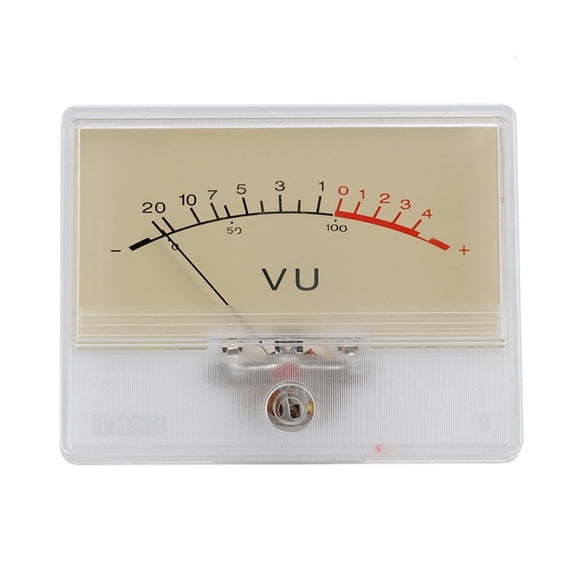 Backlit VU Level Meter 500uA Pointer Digital DB- Tube Amplifier Meter Audio Volume Meter Power Meter for Home Theater