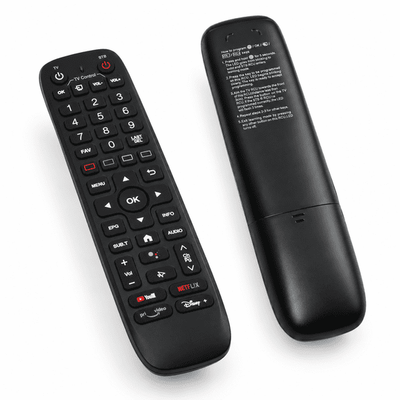 Backlit Voice Remote Control Compatible with Vseebox V6 Plus, V5 Pro, V3 Plus, V3 Pro