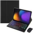thumbnail image 1 of Backlit trackpad bluetooth keyboard case for xiaomi pad 7 7 pro 11.2,black, 1 of 4