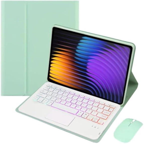 Backlit trackpad bluetooth keyboard case for xiaomi pad 7 7 pro 11.2,mint