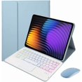 thumbnail image 1 of Backlit trackpad bluetooth keyboard case for xiaomi pad 7 7 pro 11.2，misty blue, 1 of 4