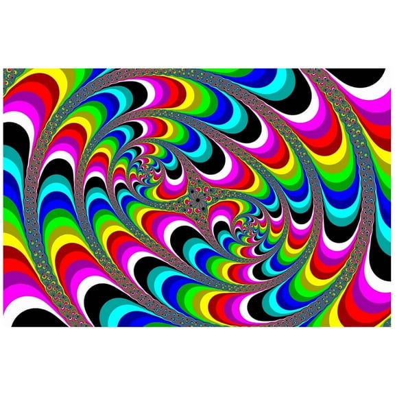 Backlund "Psychedelic" Glossy Poster