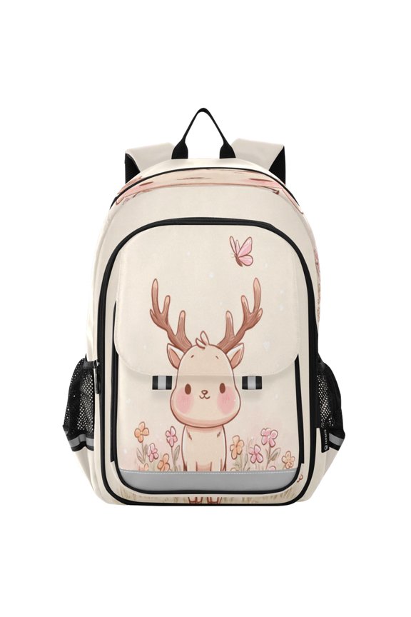 Backpack 12.9 *5.1 * 17.7 Inches Outing Backpack, Shopping Backpack, Travel Backpack A Cute Fawn