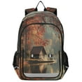 thumbnail image 1 of Backpack 12.9 *5.1 * 17.7 Inches Outing Backpack, Shopping Backpack, Travel Backpack A House, 1 of 7