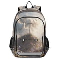 thumbnail image 1 of Backpack 12.9 *5.1 * 17.7 Inches Outing Backpack, Shopping Backpack, Travel Backpack Beautiful Cross Meadow, 1 of 7