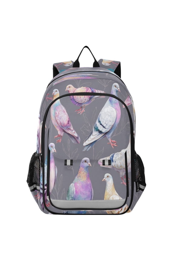 Backpack 12.9 *5.1 * 17.7 Inches Outing Backpack, Shopping Backpack, Travel Backpack Beautiful Pigeon