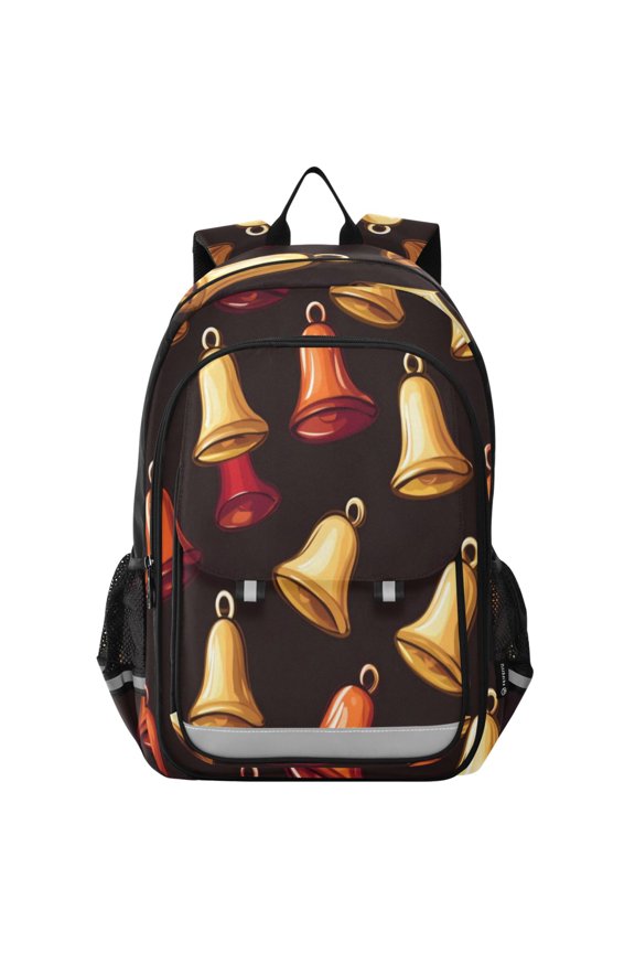 Backpack 12.9 *5.1 * 17.7 Inches Outing Backpack, Shopping Backpack, Travel Backpack Bell Cartoon