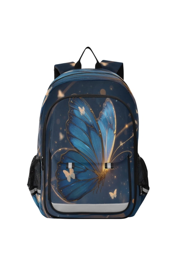 Backpack 12.9 *5.1 * 17.7 Inches Outing Backpack, Shopping Backpack, Travel Backpack Butterflies Flutter