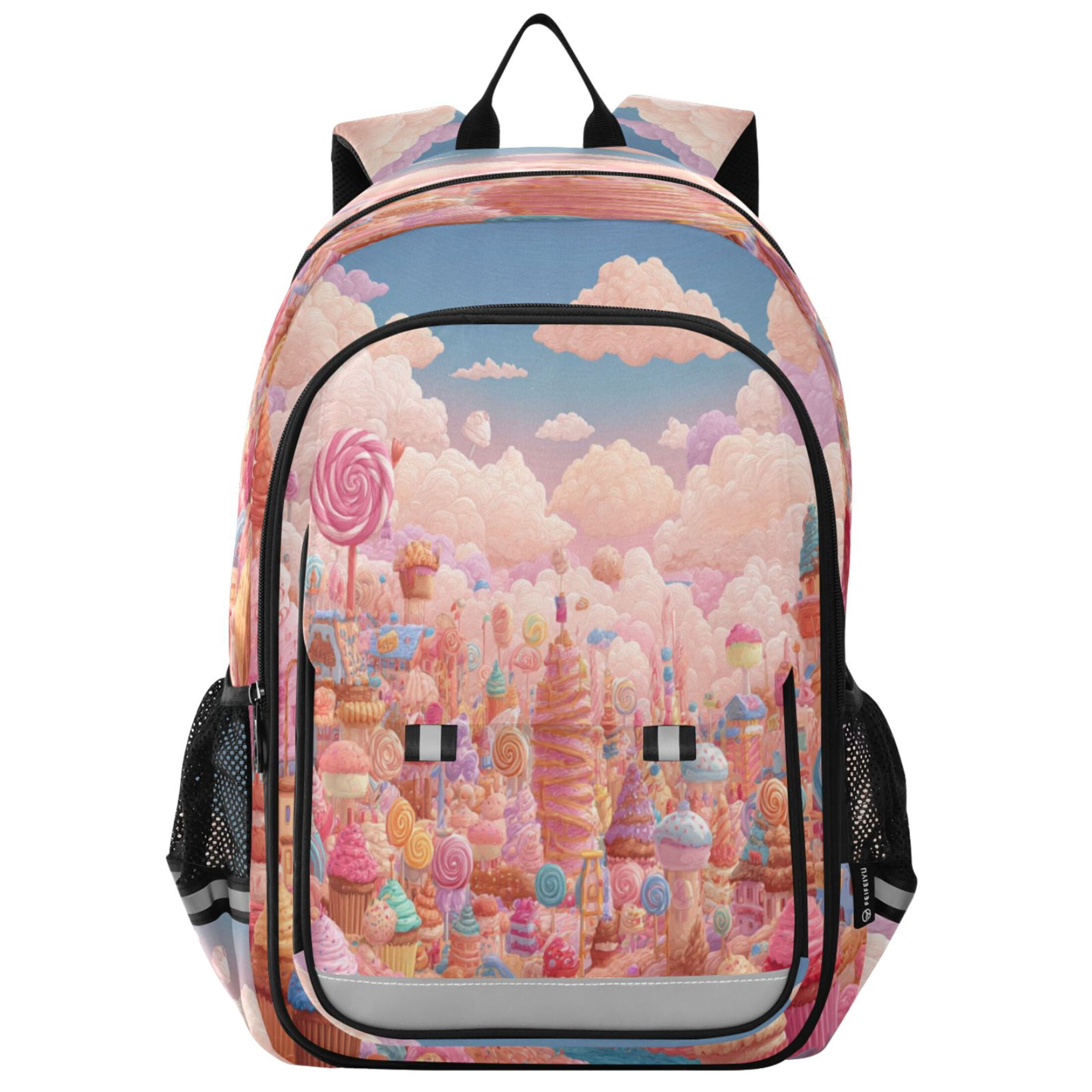 Sweets Backpack Backpack 12.9 *5.1 * 17.7 Inches Outing Backpack, Shopping Backpack ...
