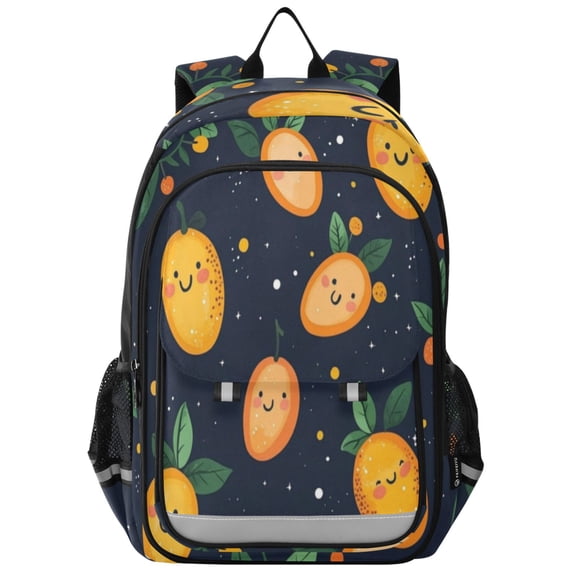 Backpack 12.9 *5.1 * 17.7 Inches Outing Backpack, Shopping Backpack, Travel Backpack Cartoon Cute Mango
