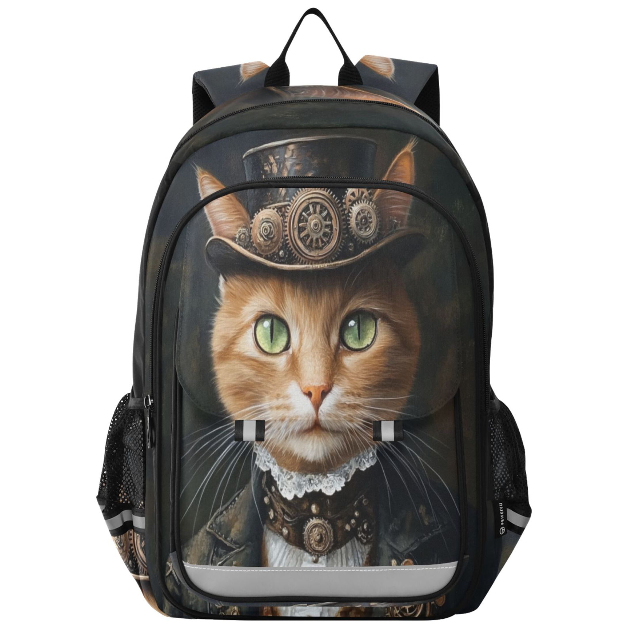 Backpack 12.9 *5.1 * 17.7 Inches Outing Backpack, Shopping Backpack, Travel Backpack Cat