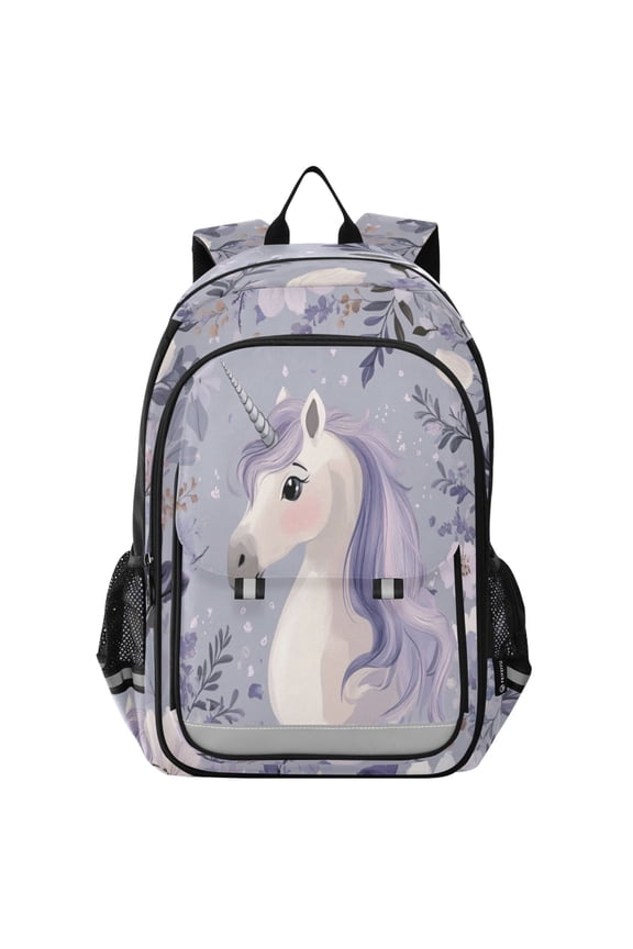 Backpack 12.9 *5.1 * 17.7 Inches Outing Backpack, Shopping Backpack, Travel Backpack Cool Cute Unicorn