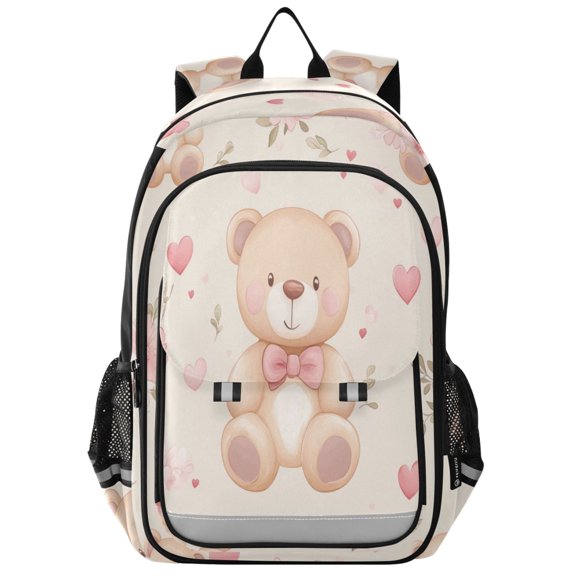 Backpack 12.9 *5.1 * 17.7 Inches Outing Backpack, Shopping Backpack, Travel Backpack Cool Little Bear