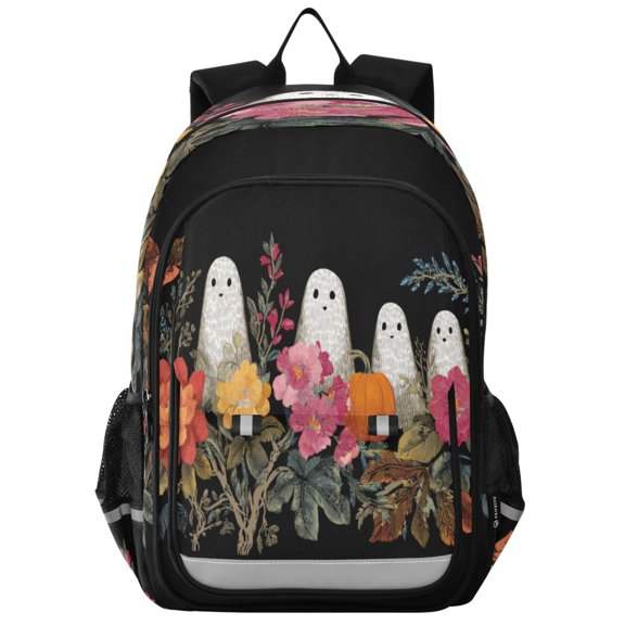 Backpack 12.9 *5.1 * 17.7 Inches Outing Backpack, Shopping Backpack, Travel Backpack Cute Ghost