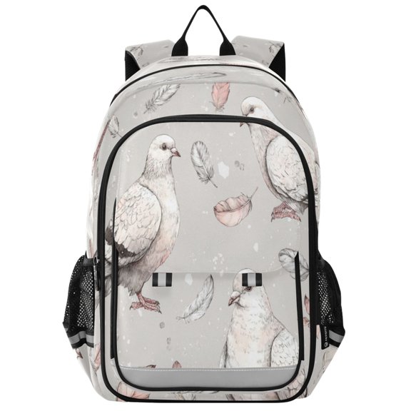 Backpack 12.9 *5.1 * 17.7 Inches Outing Backpack, Shopping Backpack, Travel Backpack Cute Pigeon