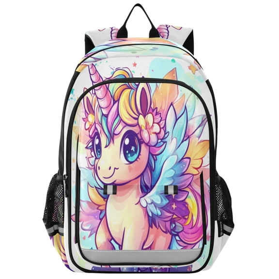 Backpack 12.9 *5.1 * 17.7 Inches Outing Backpack, Shopping Backpack, Travel Backpack Cute Unicorn