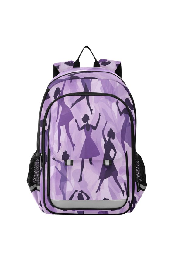 Backpack 12.9 *5.1 * 17.7 Inches Outing Backpack, Shopping Backpack, Travel Backpack Dancing Human