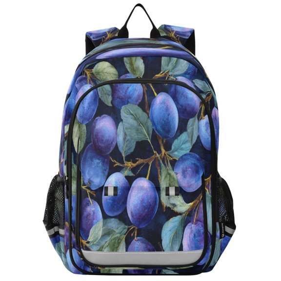 Backpack 12.9 *5.1 * 17.7 Inches Outing Backpack, Shopping Backpack, Travel Backpack Deep Blue Plum