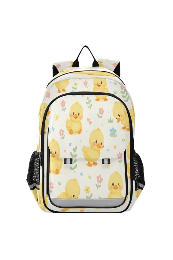 Backpack 12.9 *5.1 * 17.7 Inches Outing Backpack, Shopping Backpack, Travel Backpack Duck Yellow Fluffy