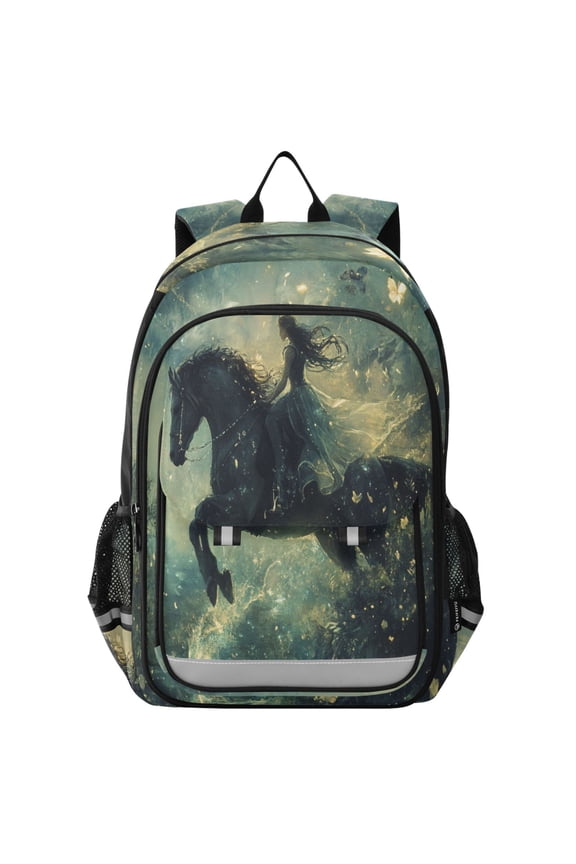 Backpack 12.9 *5.1 * 17.7 Inches Outing Backpack, Shopping Backpack, Travel Backpack Equestrian Beauty