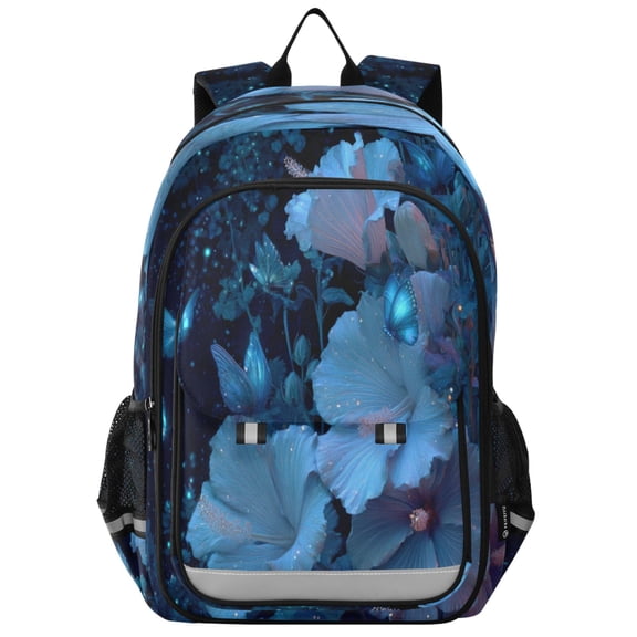 Backpack 12.9 *5.1 * 17.7 Inches Outing Backpack, Shopping Backpack, Travel Backpack Flowers and Butterflies