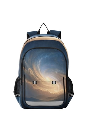 Backpack 12.9 *5.1 * 17.7 Inches Outing Backpack, Shopping Backpack, Travel Backpack Golden Galaxy