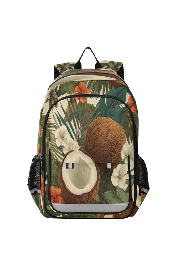 Backpack 12.9 *5.1 * 17.7 Inches Outing Backpack, Shopping Backpack, Travel Backpack Gray Coconut