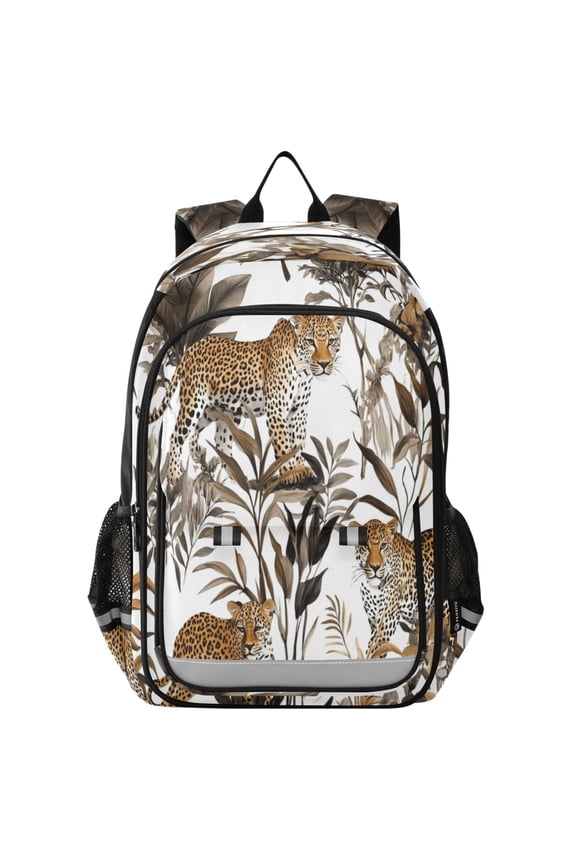 Backpack 12.9 *5.1 * 17.7 Inches Outing Backpack, Shopping Backpack, Travel Backpack Leopards