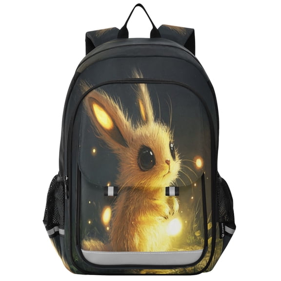 Backpack 12.9 *5.1 * 17.7 Inches Outing Backpack, Shopping Backpack, Travel Backpack Little Yellow Elf