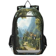 Backpack 12.9 *5.1 * 17.7 Inches Outing Backpack, Shopping Backpack, Travel Backpack Mountain Hut