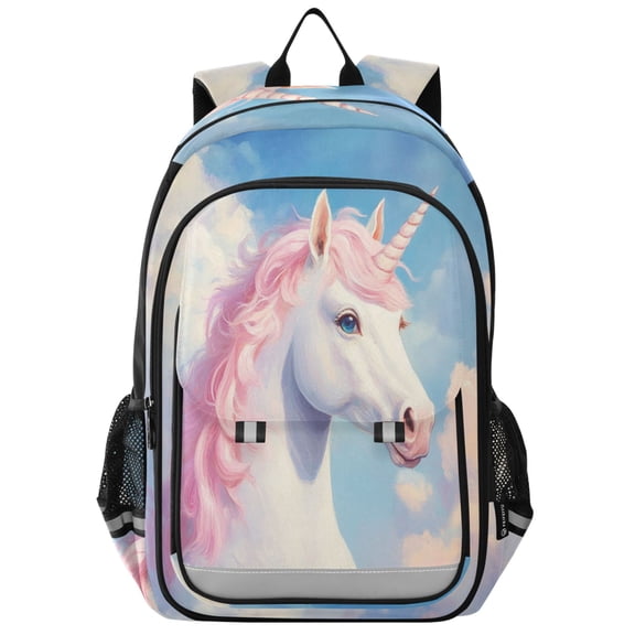 Backpack 12.9 *5.1 * 17.7 Inches Outing Backpack, Shopping Backpack, Travel Backpack Pink Unicorn