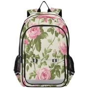 Backpack 12.9 *5.1 * 17.7 Inches Outing Backpack, Shopping Backpack, Travel Backpack Pretty Pink Rose