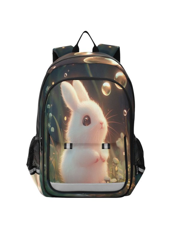 Backpack 12.9 *5.1 * 17.7 Inches Outing Backpack, Shopping Backpack, Travel Backpack Rabbit Bubble