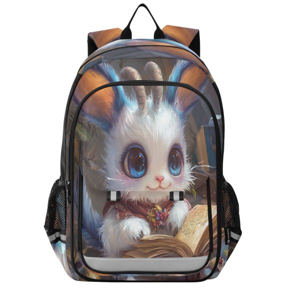 Backpack 12.9 *5.1 * 17.7 Inches Outing Backpack, Shopping Backpack, Travel Backpack Reading Wizard