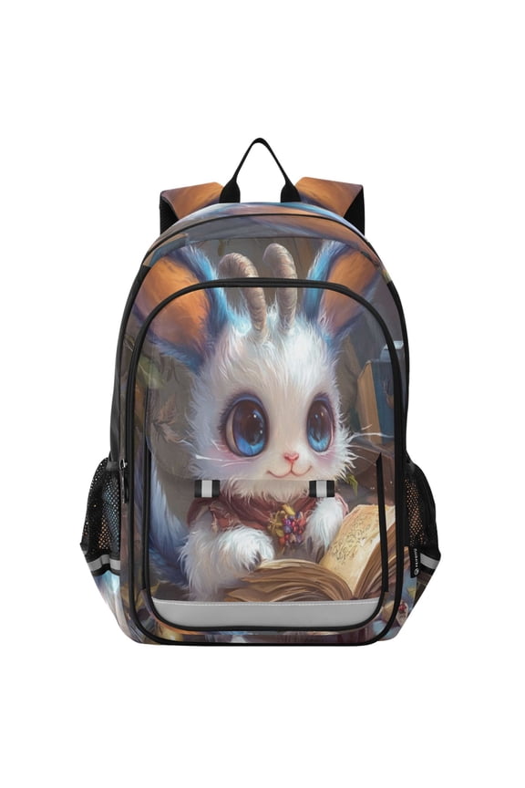 Backpack 12.9 *5.1 * 17.7 Inches Outing Backpack, Shopping Backpack, Travel Backpack Reading Wizard