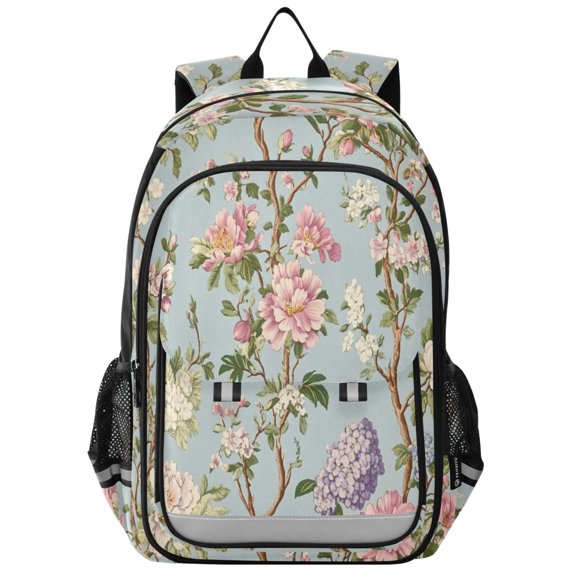 Backpack 12.9 *5.1 * 17.7 Inches Outing Backpack, Shopping Backpack, Travel Backpack Super Beautiful Pink Flowers