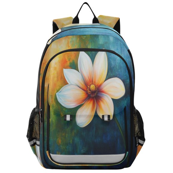 Backpack 12.9 *5.1 * 17.7 Inches Outing Backpack, Shopping Backpack, Travel Backpack Super Cool Flowers