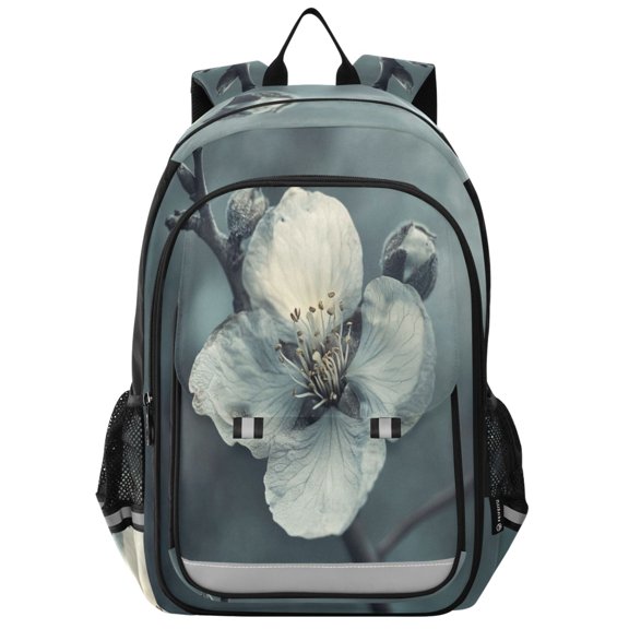 Backpack 12.9 *5.1 * 17.7 Inches Outing Backpack, Shopping Backpack, Travel Backpack Super Cool Winter Flowers