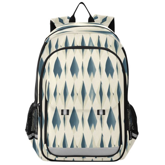 Backpack 12.9 *5.1 * 17.7 Inches Outing Backpack, Shopping Backpack, Travel Backpack Super Cute Blue Squares