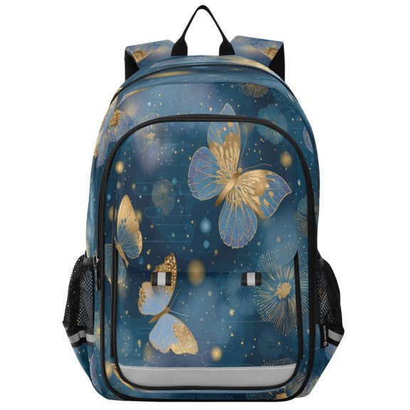 Backpack 12.9 *5.1 * 17.7 Inches Outing Backpack, Shopping Backpack, Travel Backpack Traditional Japanese Butterfly